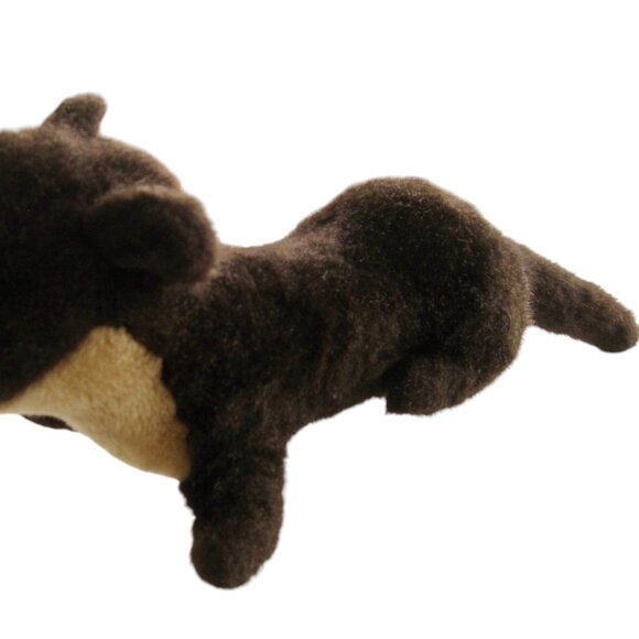 Vintage Alresford Crafts Plush Weasel Brown Mohair Ferret Stoat Handmade ENGLAND - Picture 4 of 6